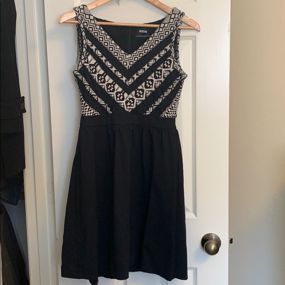 Cynthia Rowley black and white dress.